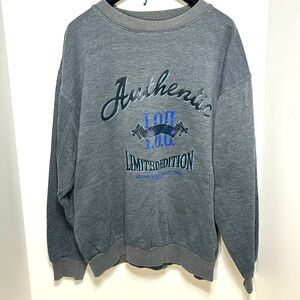 Vintage 1980's I.O.U. Sweatshirt - Mens (Medium)